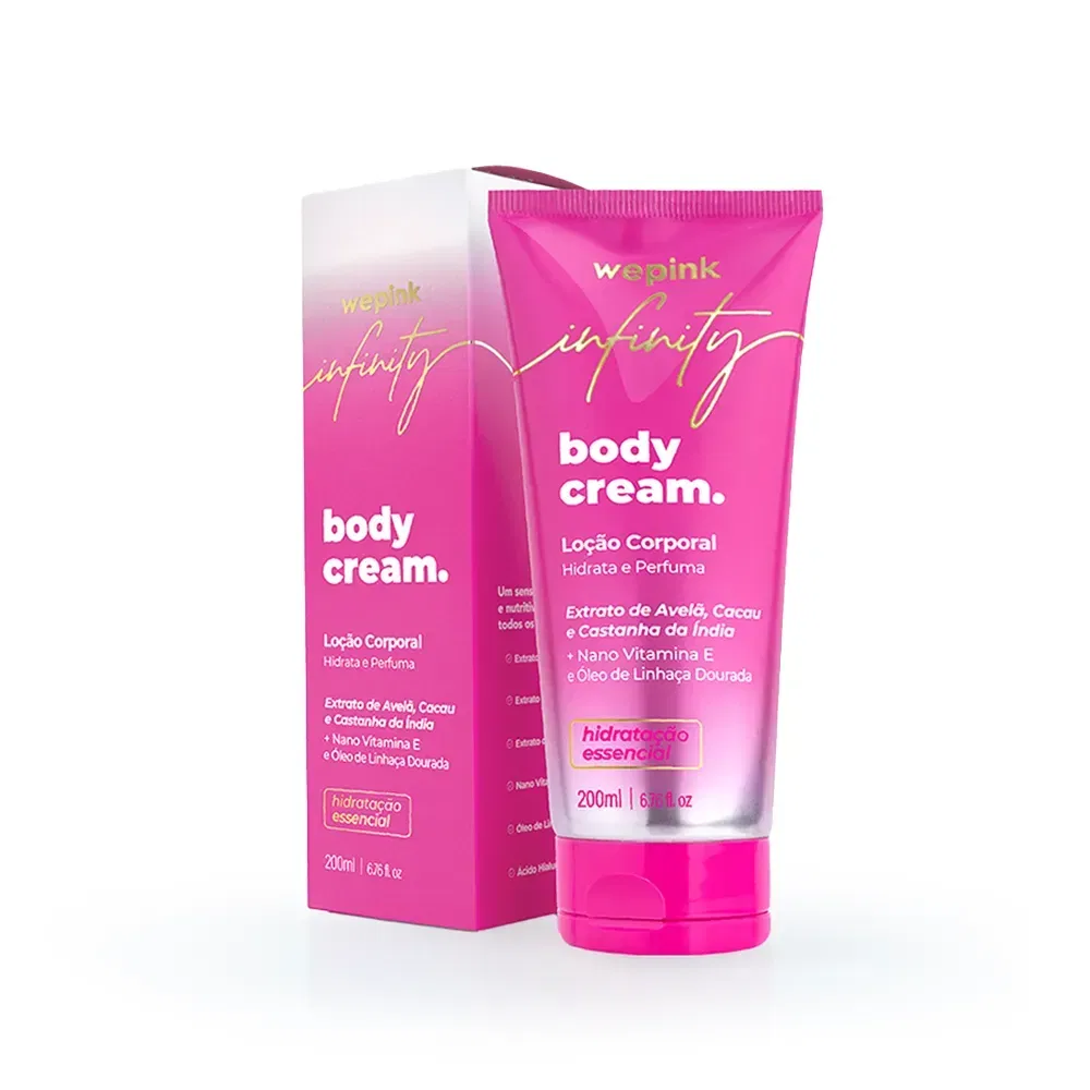 Body Cream Infinity Desodorante Hidratante 200ml - Wepink - foto 1