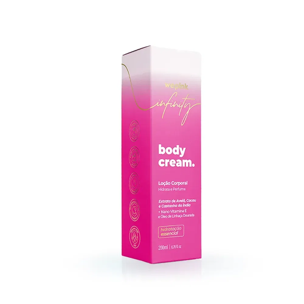 Body Cream Infinity Desodorante Hidratante 200ml - Wepink - foto 6