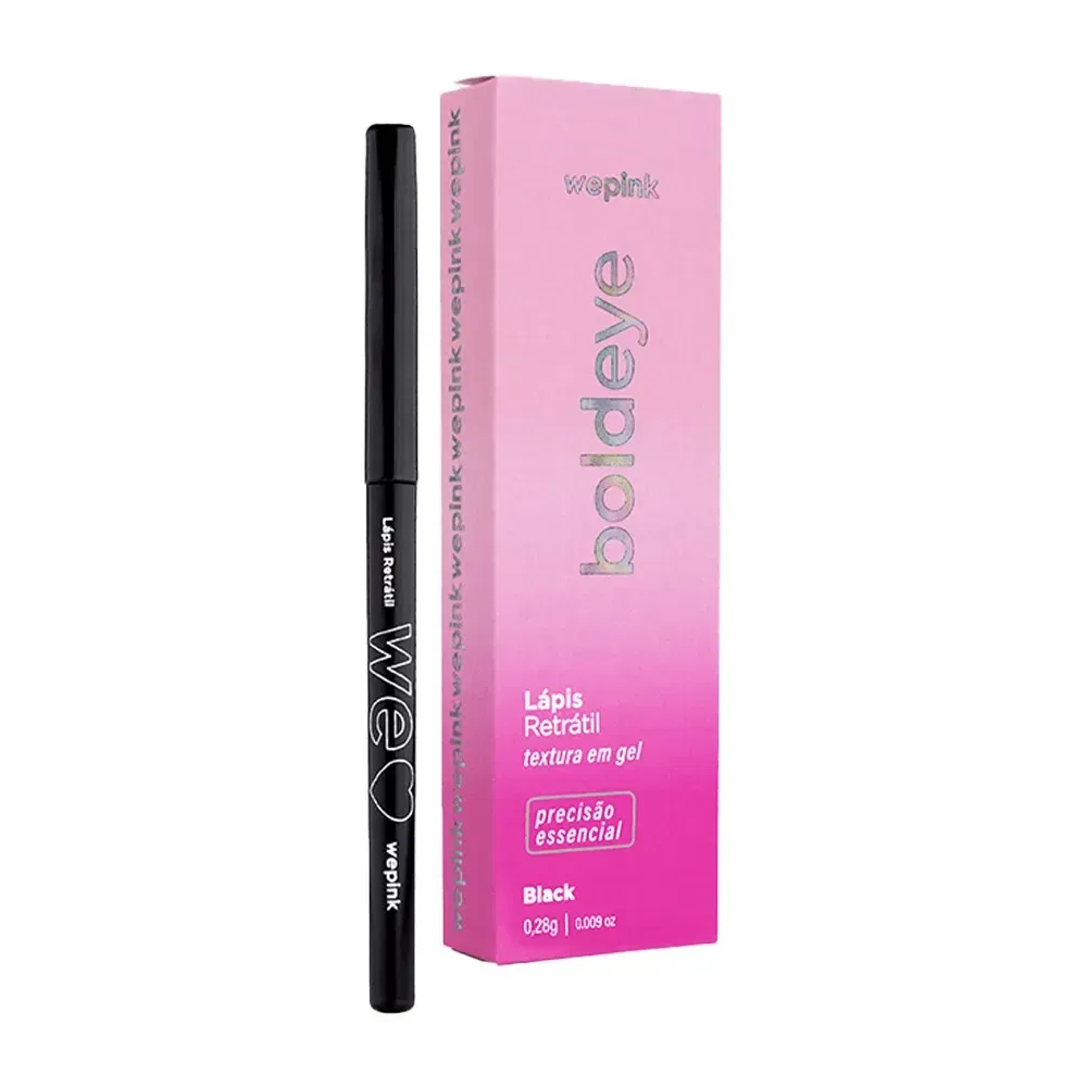 Lápis Retrátil Boldeye All Black 0,28g - Wepink - foto 1
