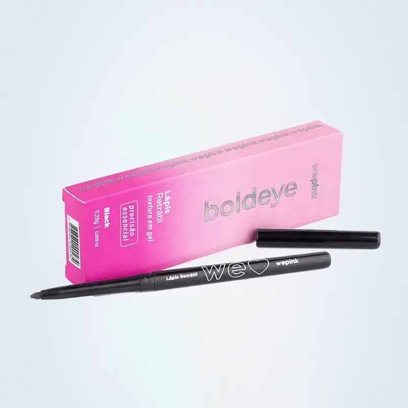 Lápis Retrátil Boldeye All Black 0,28g - Wepink - foto 2
