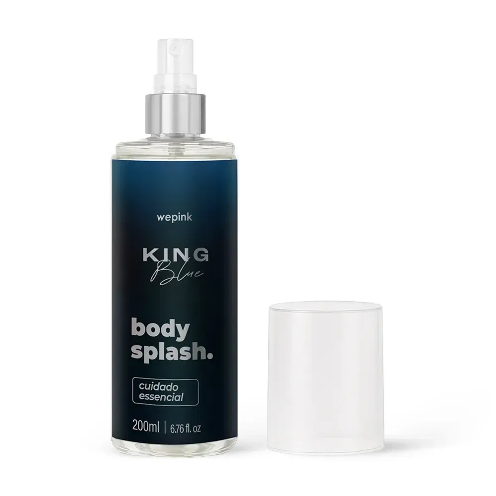 Body Splash King Blue Desodorante Colônia 200ml - Wepink - foto 2