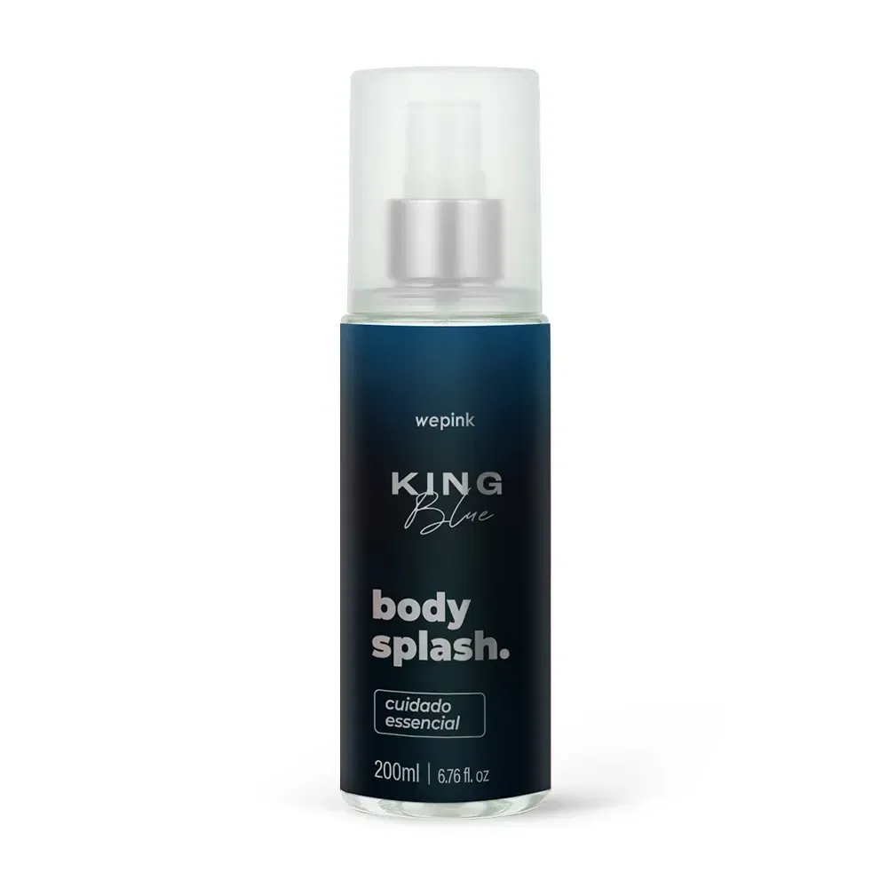 Body Splash King Blue Desodorante Colônia 200ml - Wepink - foto 3