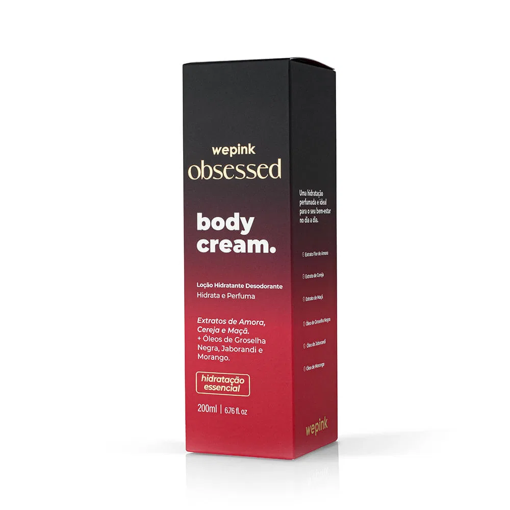 Body Cream Obsessed Desodorante Hidratante 200ml - Wepink - foto 6