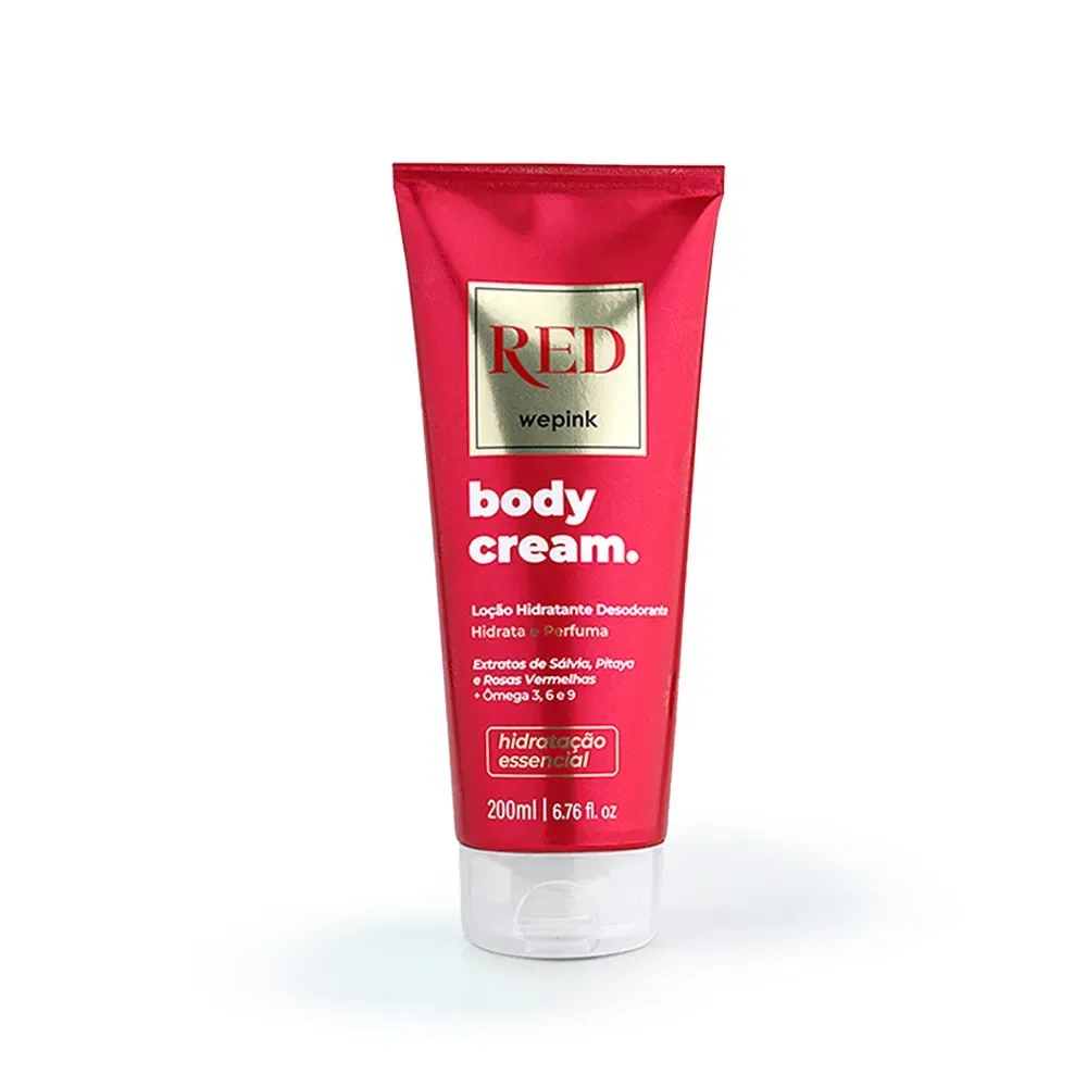 Body Cream Red Desodorante Hidratante 200ml - Wepink - foto 4