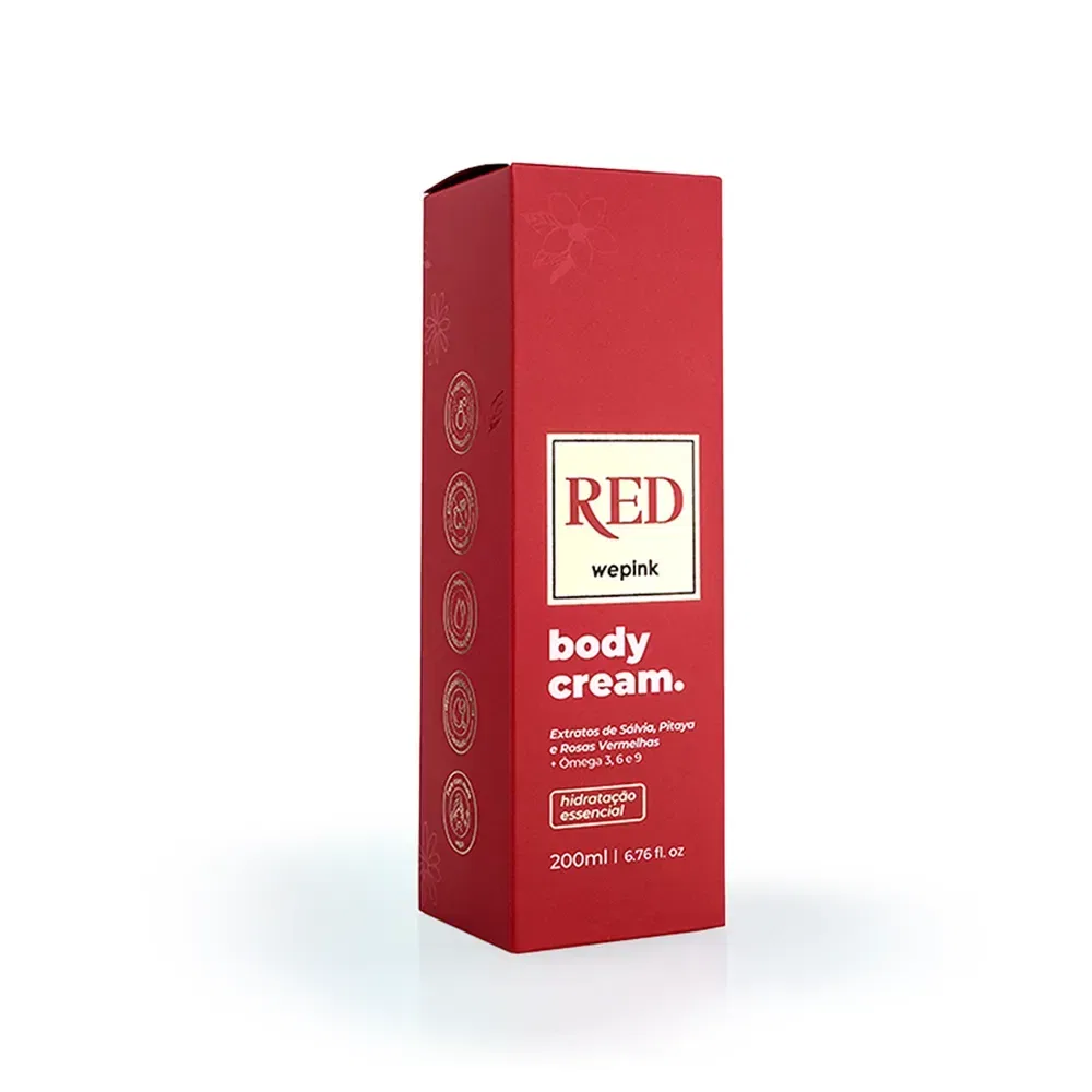 Body Cream Red Desodorante Hidratante 200ml - Wepink - foto 6