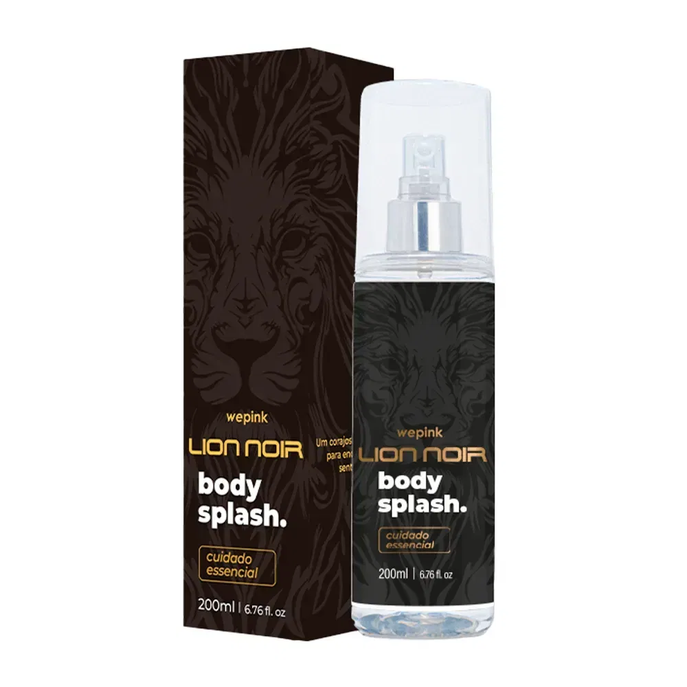 Body Splash Lion Noir Desodorante Colônia 200ml - Wepink - foto 1