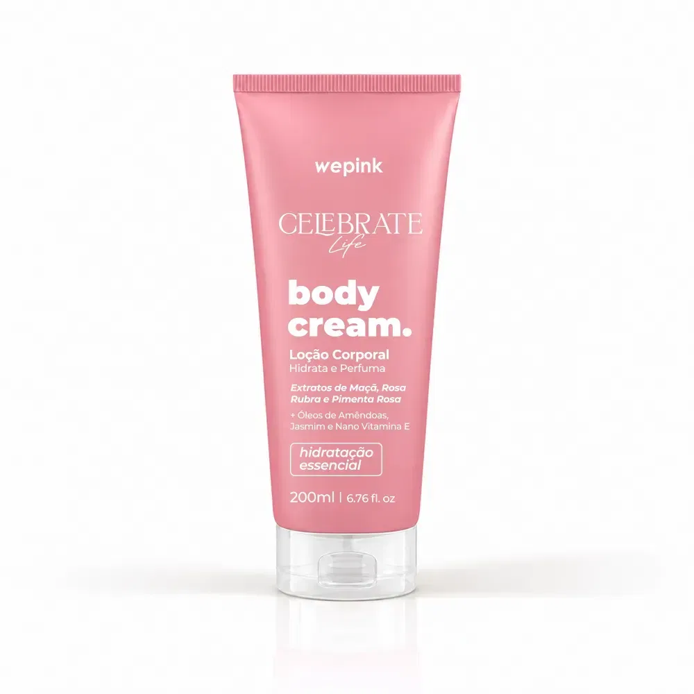 Body Cream Celebrate Life Desodorante Hidratante 200ml - Wepink - foto 4