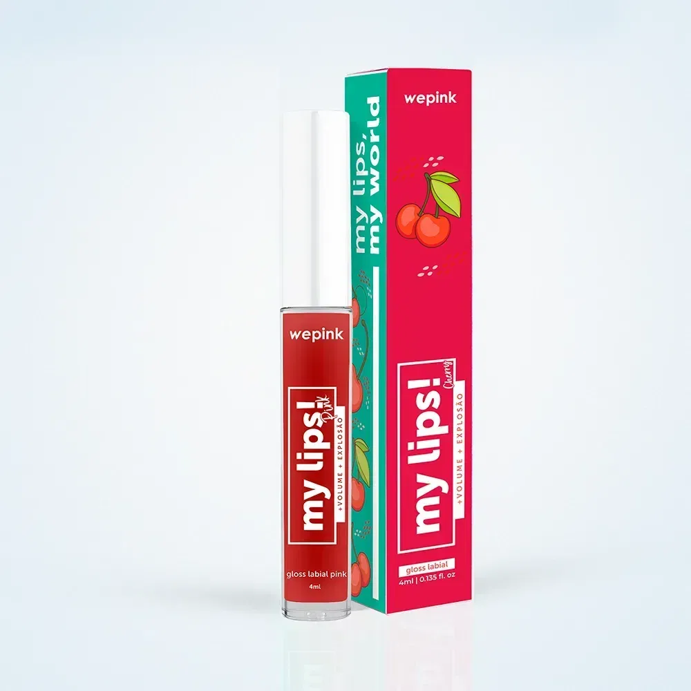 Gloss My Lips Cherry 4ml - Wepink - foto 5