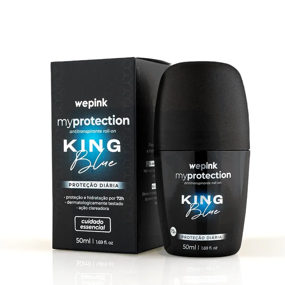 Desodorante Antitranspirante Roll-on MyProtection King Blue 50ml - Wepink - foto 1