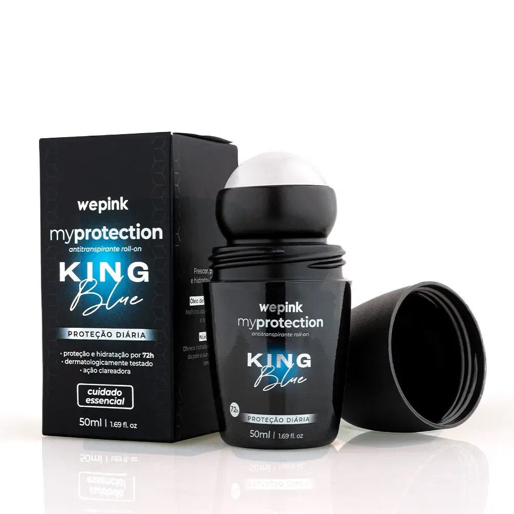 Desodorante Antitranspirante Roll-on MyProtection King Blue 50ml - Wepink - foto 2