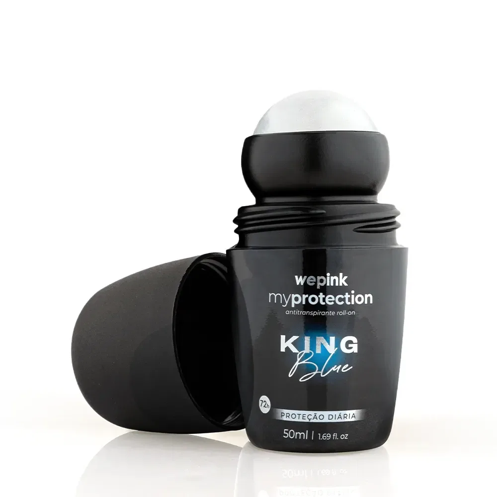 Desodorante Antitranspirante Roll-on MyProtection King Blue 50ml - Wepink - foto 3