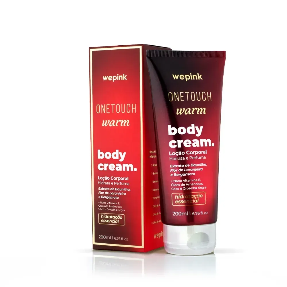 Body Cream One Touch Warm Desodorante Hidratante 200ml - Wepink - foto 1