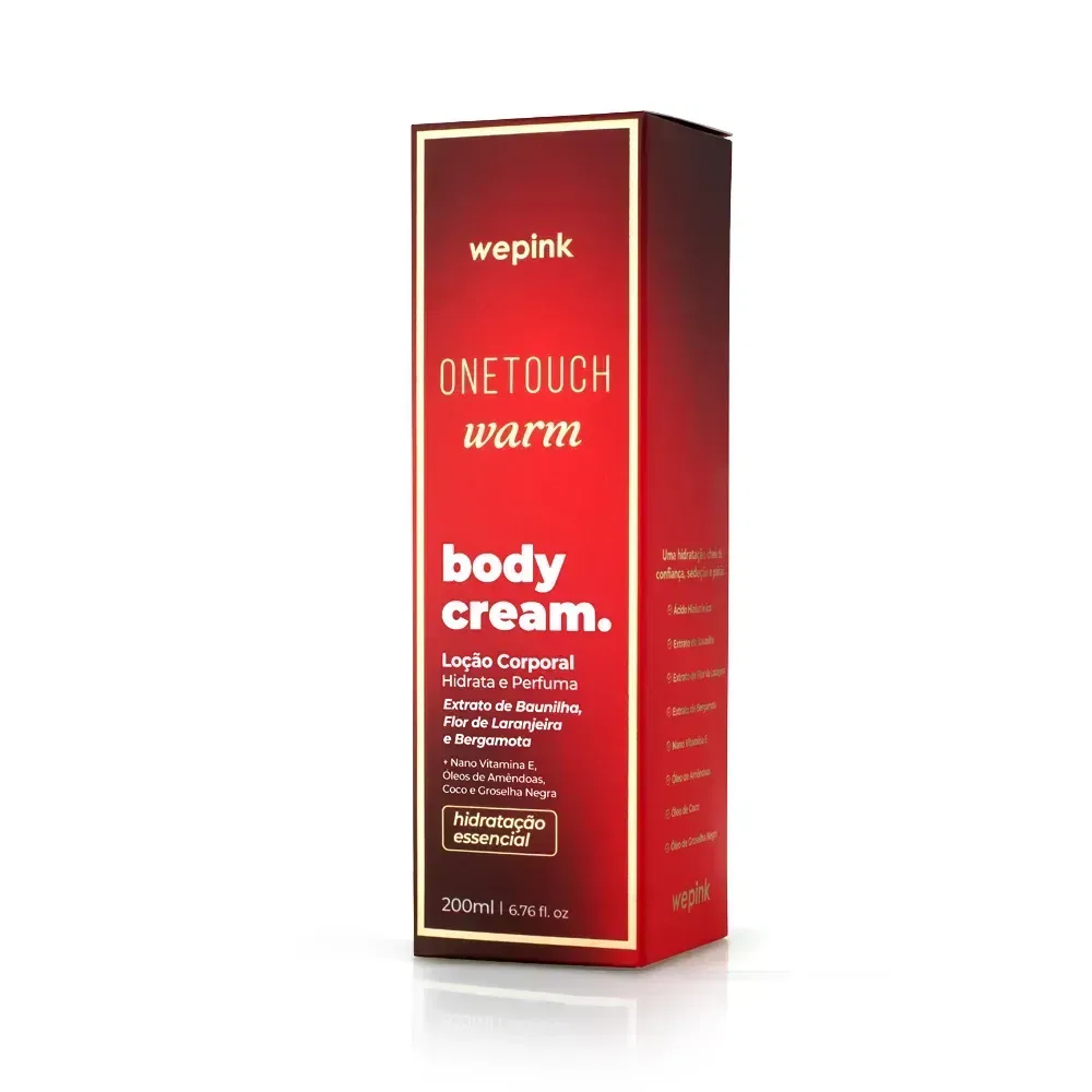 Body Cream One Touch Warm Desodorante Hidratante 200ml - Wepink - foto 6