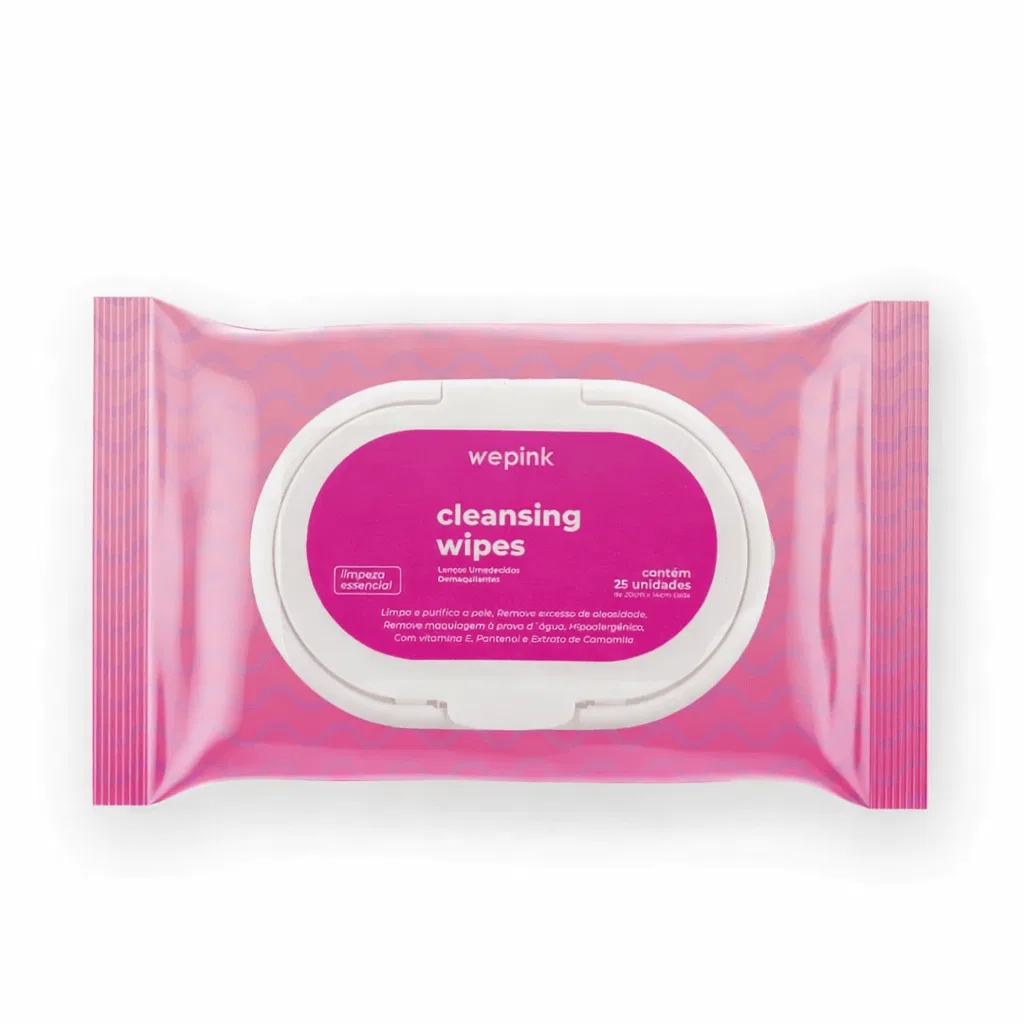 Cleansing Wipes Lenço Umedecido Demaquilante 25 un. - Wepink - foto 1