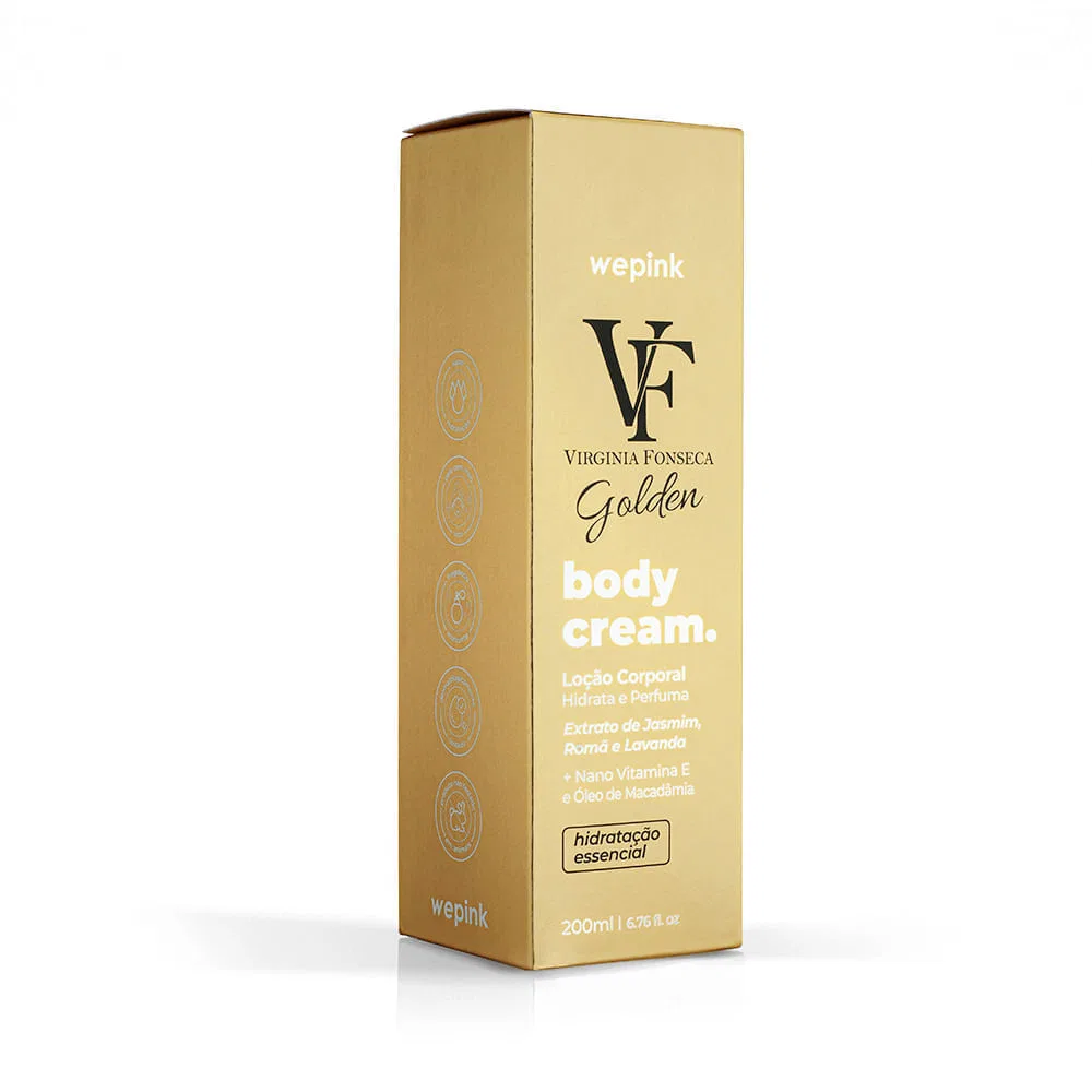 Body Cream VF Golden Desodorante Hidratante 200ml - Wepink - foto 5