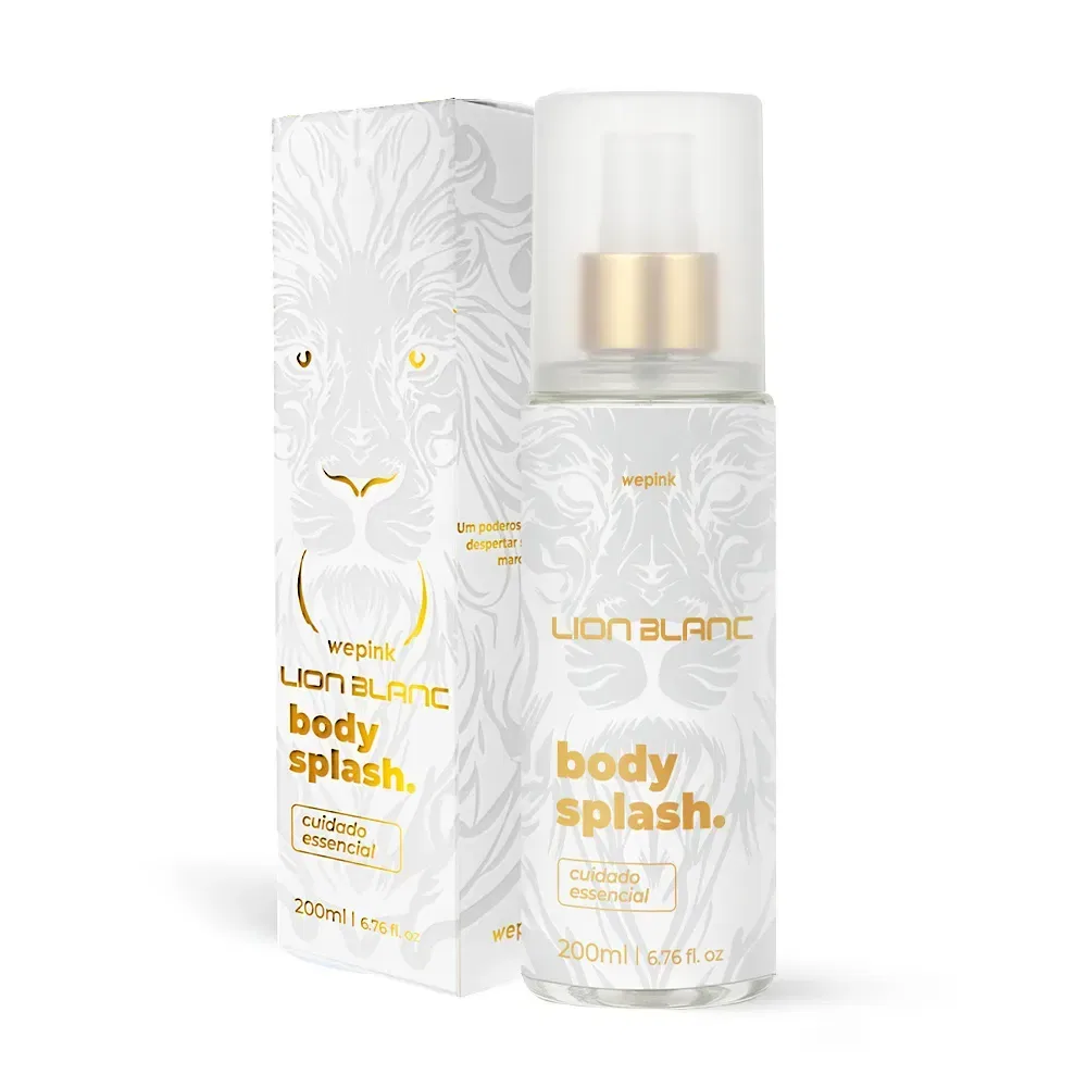 Body Splash Lion Blanc Desodorante Colônia 200ml - Wepink - foto 1