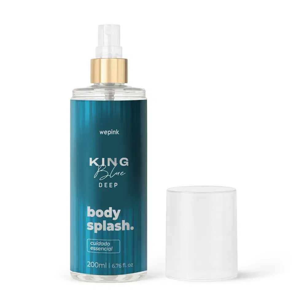 Body Splash King Blue Deep Desodorante Colônia 200ml - Wepink - foto 2