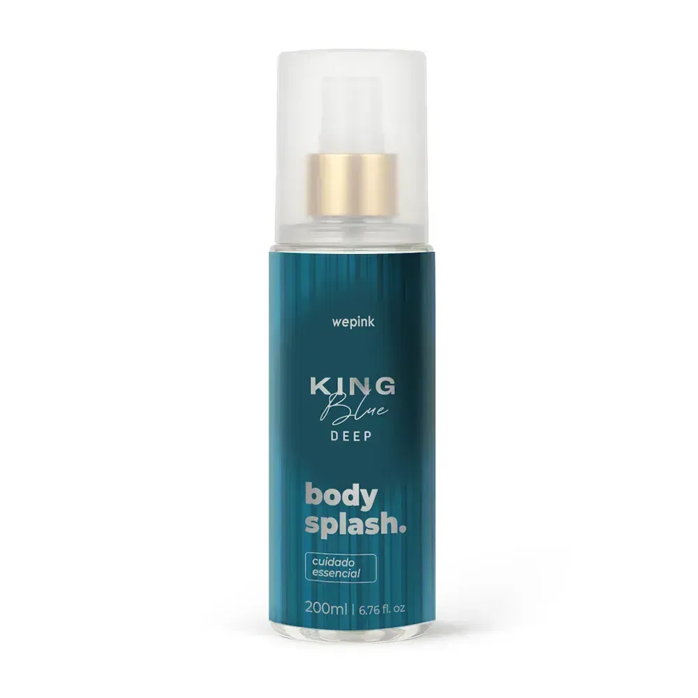 Body Splash King Blue Deep Desodorante Colônia 200ml - Wepink - foto 3