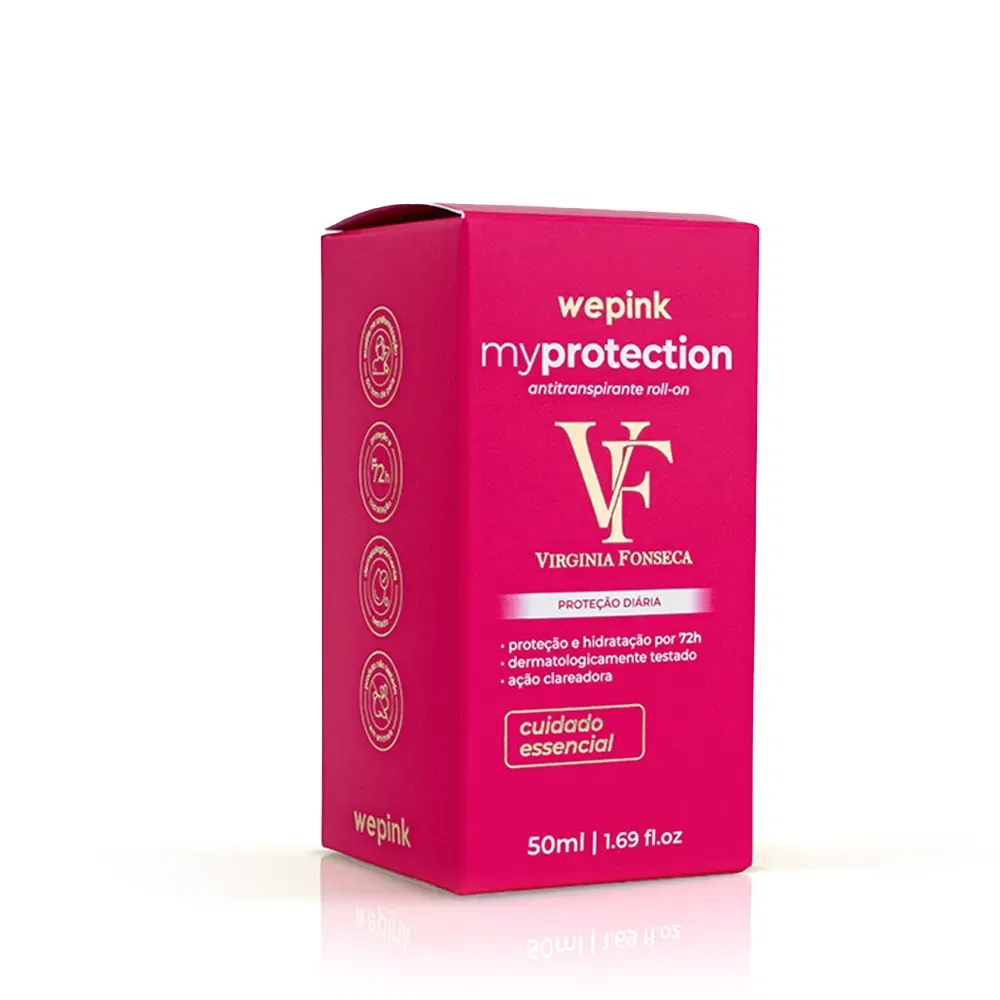 Desodorante Antitranspirante Roll-on MyProtection VF 50ml - Wepink - foto 5