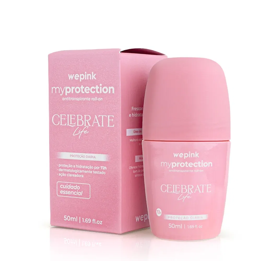 Desodorante Antitranspirante Roll-on MyProtection Celebrate Life 50ml - Wepink - foto 1