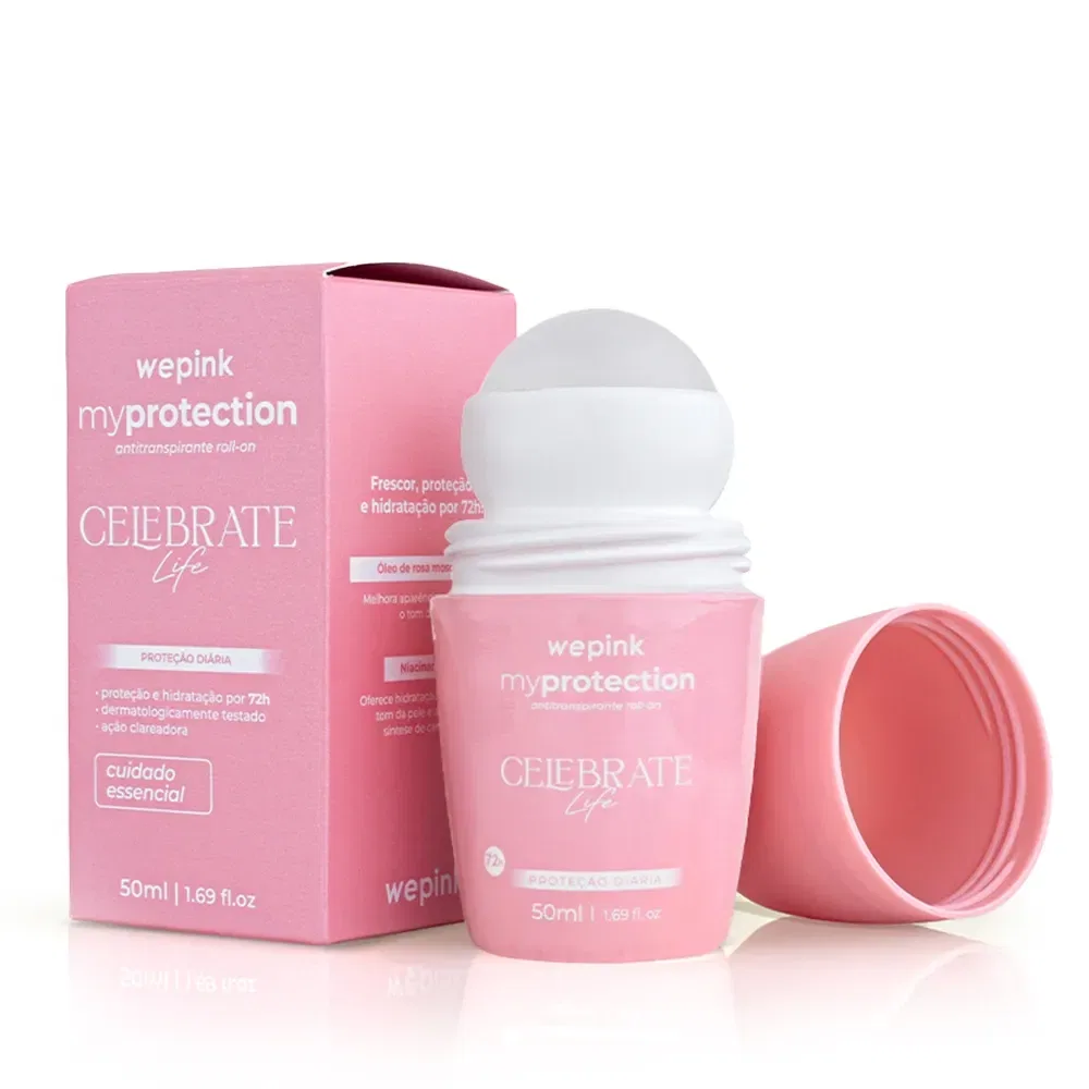 Desodorante Antitranspirante Roll-on MyProtection Celebrate Life 50ml - Wepink - foto 2