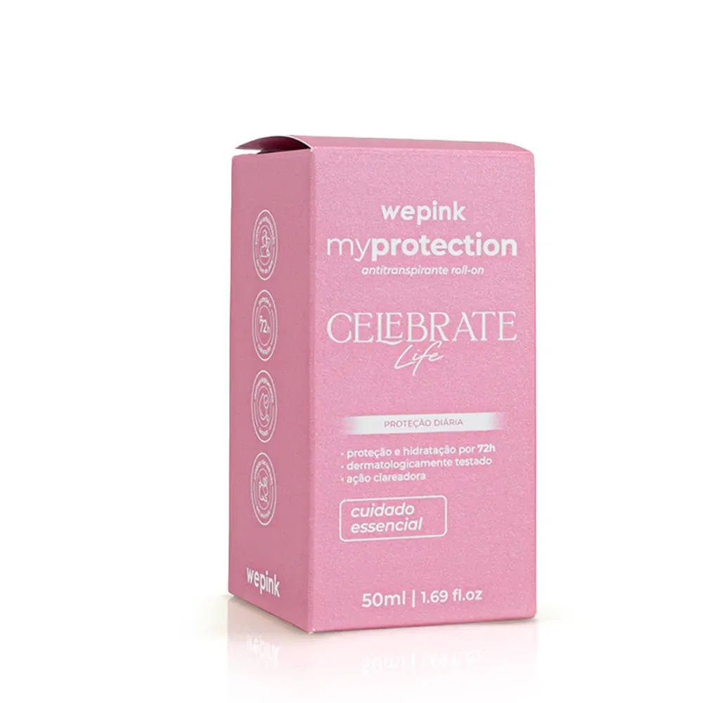 Desodorante Antitranspirante Roll-on MyProtection Celebrate Life 50ml - Wepink - foto 5