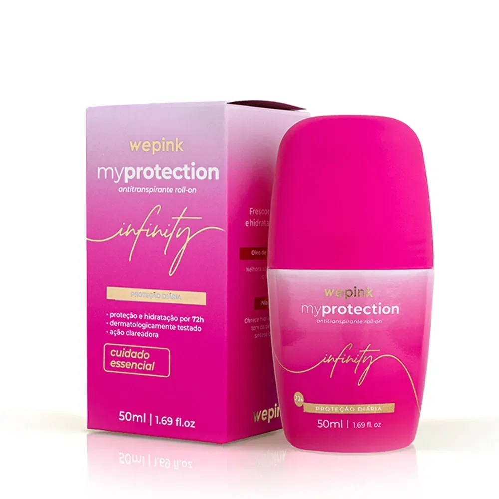 Desodorante Antitranspirante Roll-on MyProtection Infinity 50ml - Wepink - foto 1