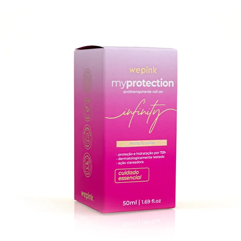 Desodorante Antitranspirante Roll-on MyProtection Infinity 50ml - Wepink - foto 5