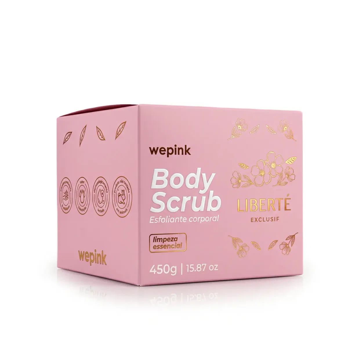 Body Scrub Liberté Exclusif Esfoliante Corporal 450g - Wepink - foto 5