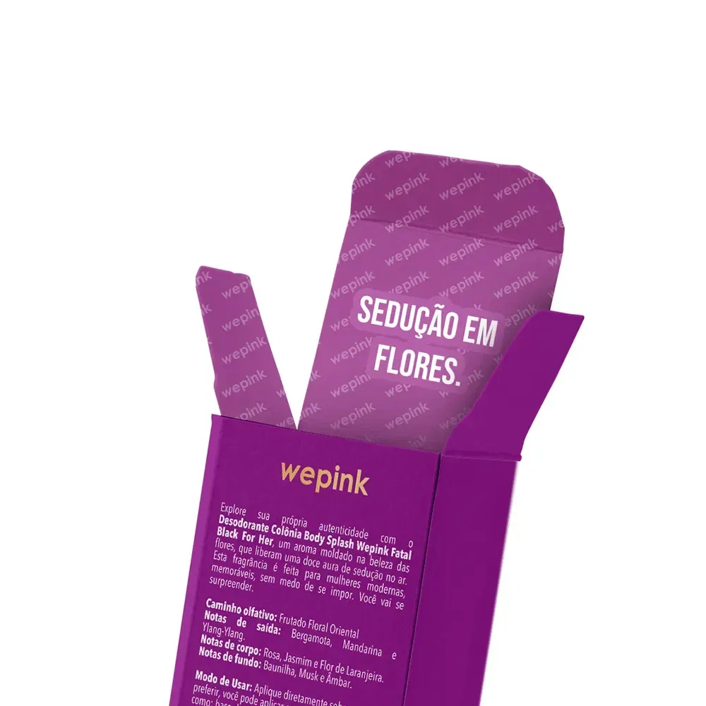 Body Splash Fatal Black For Her Desodorante Colônia 200ml - Wepink - foto 5