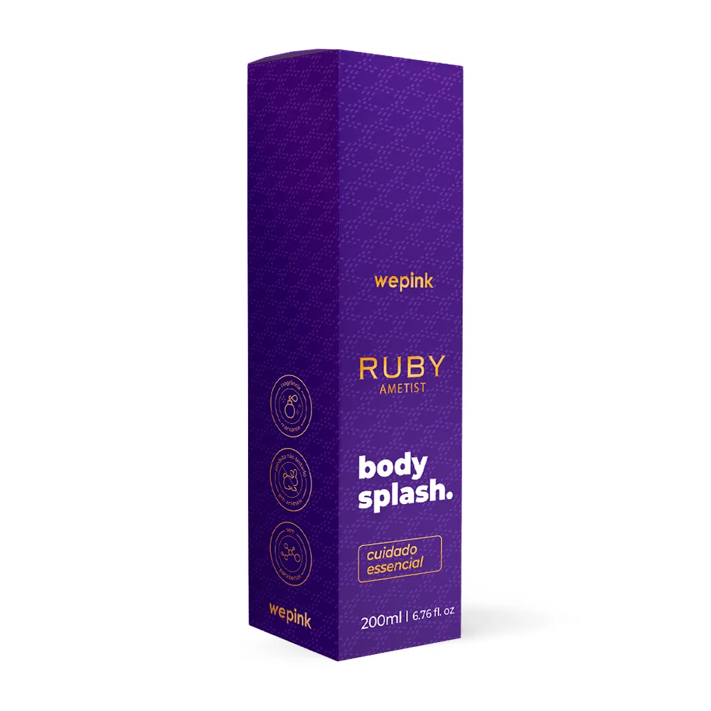Body Splash Ruby Ametist Desodorante Colônia 200ml - Wepink - foto 4
