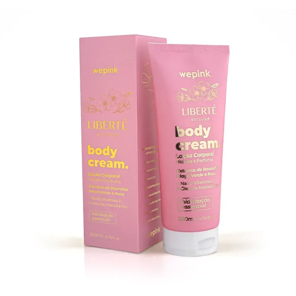 Body Cream Liberté Exclusif Desodorante Hidratante 200ml - Wepink - foto 1