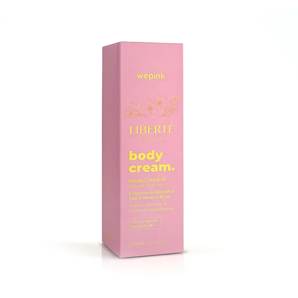 Body Cream Liberté Exclusif Desodorante Hidratante 200ml - Wepink - foto 6