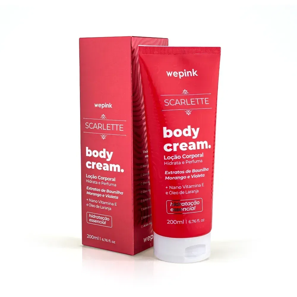 Body Cream Scarlette Desodorante Hidratante 200ml - Wepink - foto 1