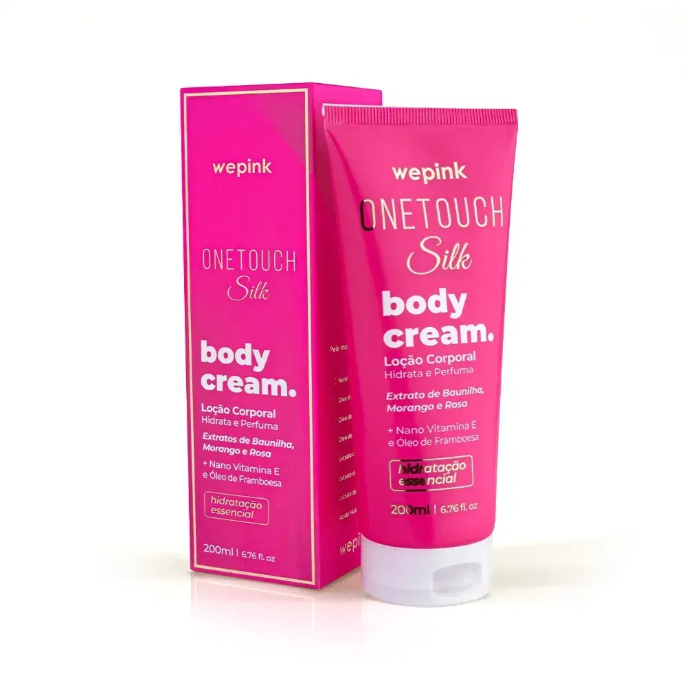 Body Cream One Touch Silk Desodorante Hidratante 200ml - Wepink - foto 1