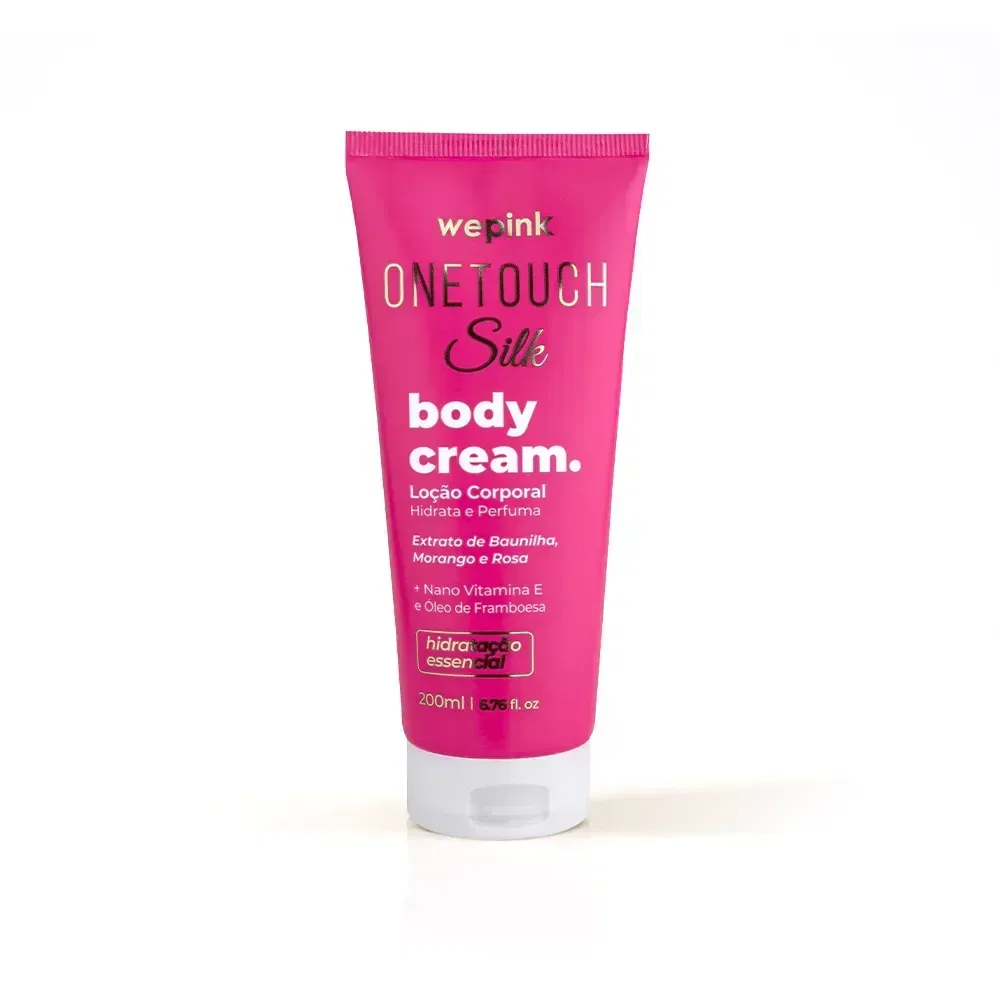 Body Cream One Touch Silk Desodorante Hidratante 200ml - Wepink - foto 4