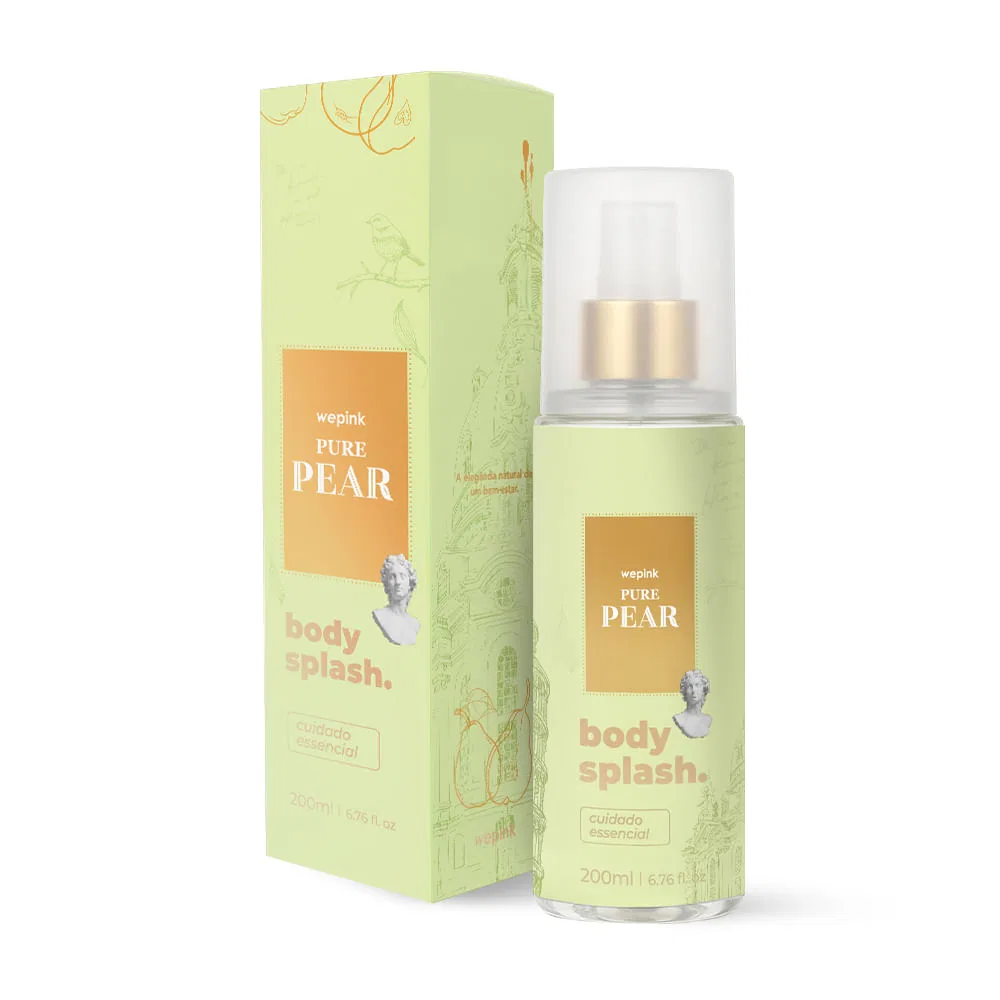 Body Splash Pure Pear Desodorante Colônia 200ml - Wepink - foto 1