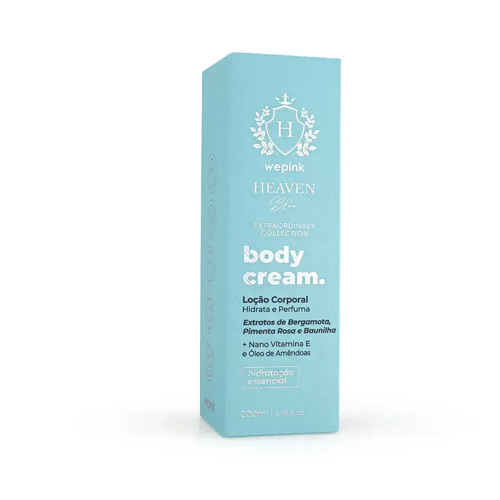Body Cream Heaven Blue Desodorante Hidratante 200ml - Wepink - foto 6