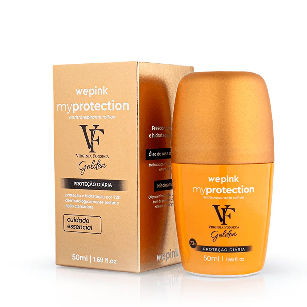 Desodorante Antitranspirante Roll-on MyProtection VF Golden 50ml - Wepink - foto 1