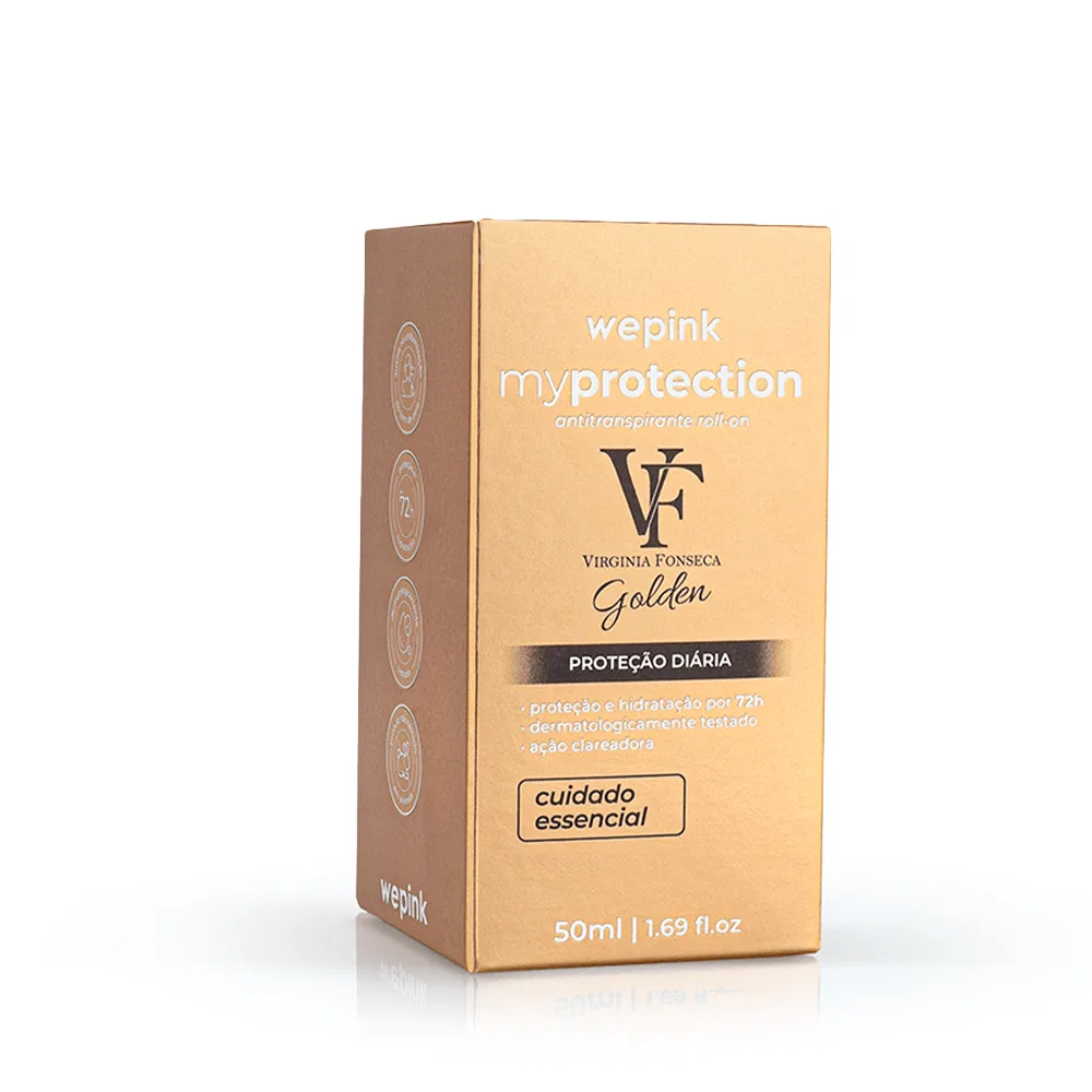 Desodorante Antitranspirante Roll-on MyProtection VF Golden 50ml - Wepink - foto 5