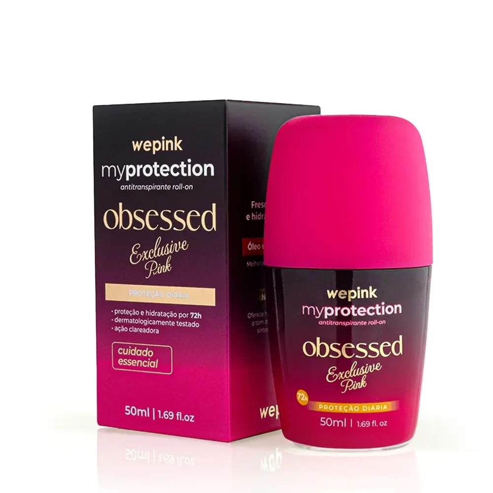 Desodorante Antitranspirante Roll-on MyProtection Obsessed Exclusive Pink 50ml - Wepink - foto 1