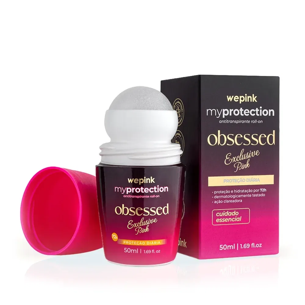 Desodorante Antitranspirante Roll-on MyProtection Obsessed Exclusive Pink 50ml - Wepink - foto 2