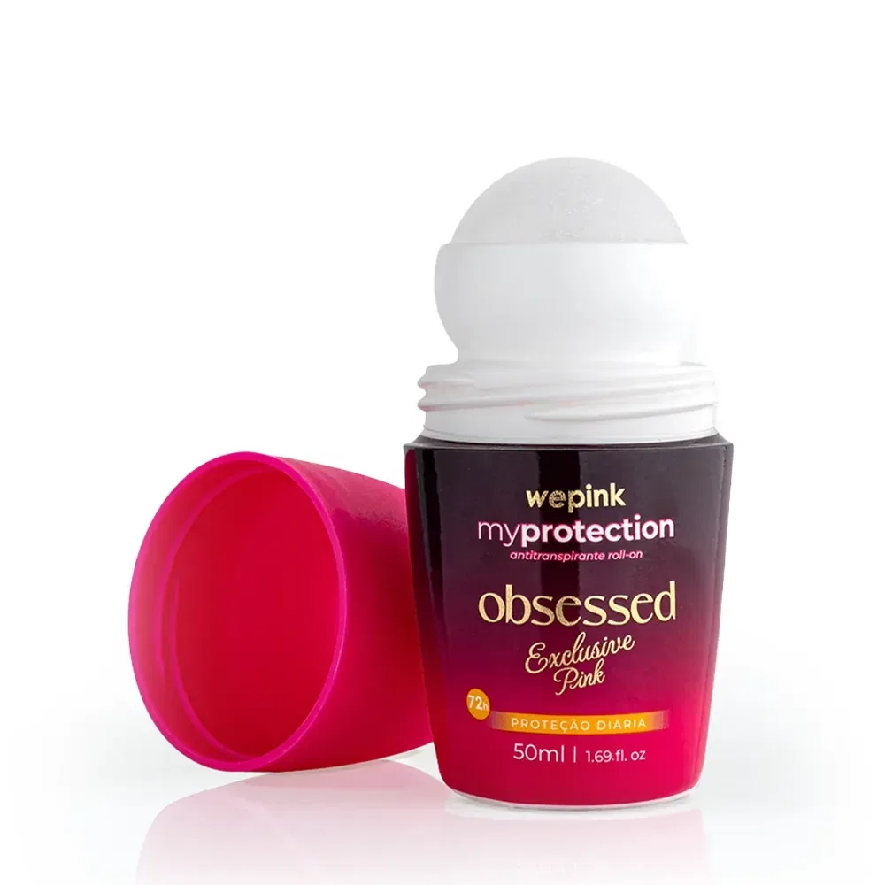 Desodorante Antitranspirante Roll-on MyProtection Obsessed Exclusive Pink 50ml - Wepink - foto 3