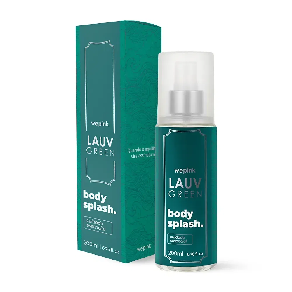 Body Splash Lauv Green Desodorante Colônia 200ml - Wepink - foto 1