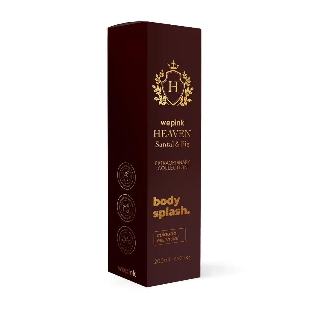Body Splash Heaven Santal & Fig Desodorante Colônia 200ml - Wepink - foto 4