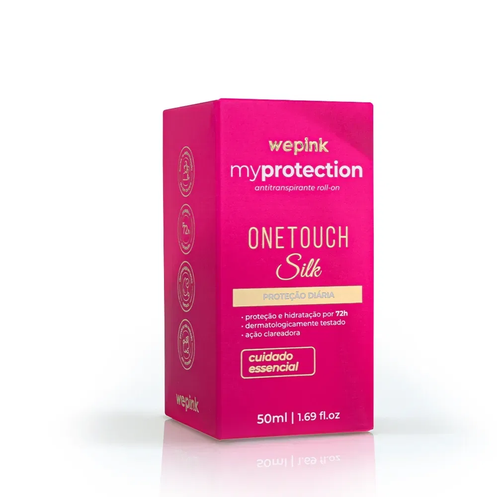 Desodorante Antitranspirante Roll-on MyProtection One Touch Silk 50ml - Wepink - foto 5