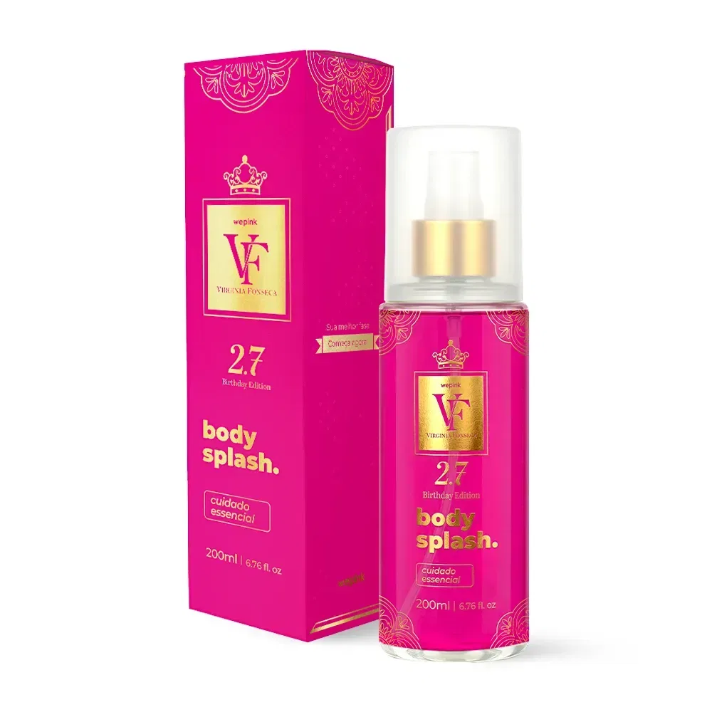 Body Splash VF 2.7 Desodorante Colônia 200ml - Wepink - foto 1