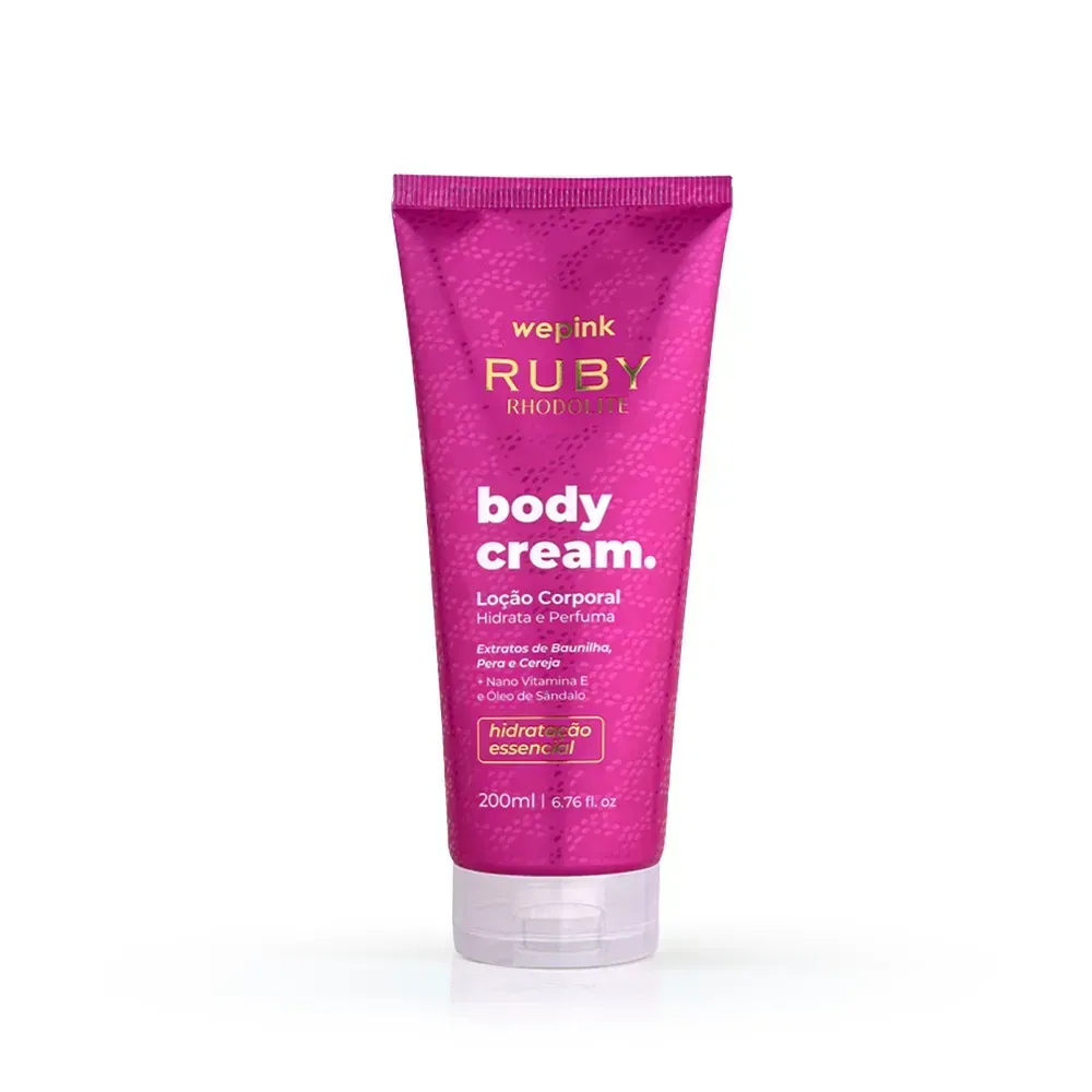 Body Cream Ruby Rhodolite Desodorante Hidratante 200ml - Wepink - foto 4