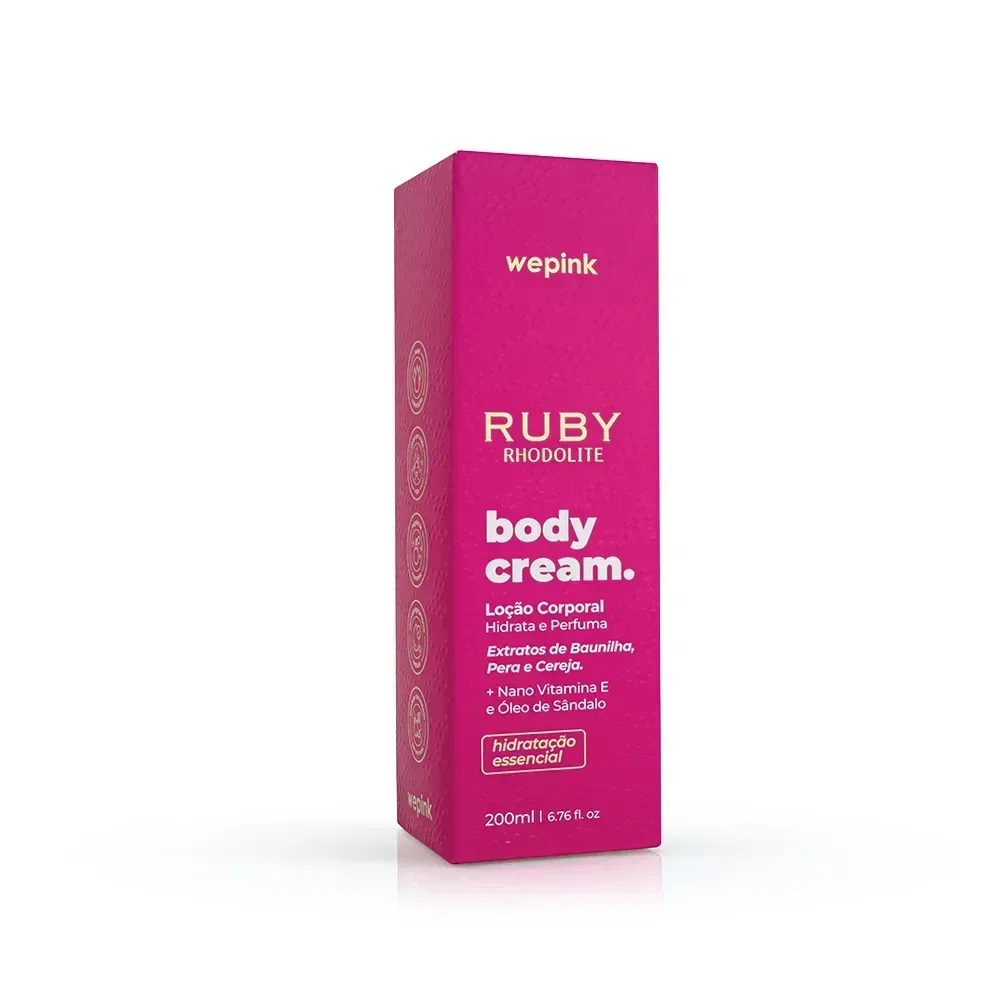 Body Cream Ruby Rhodolite Desodorante Hidratante 200ml - Wepink - foto 5
