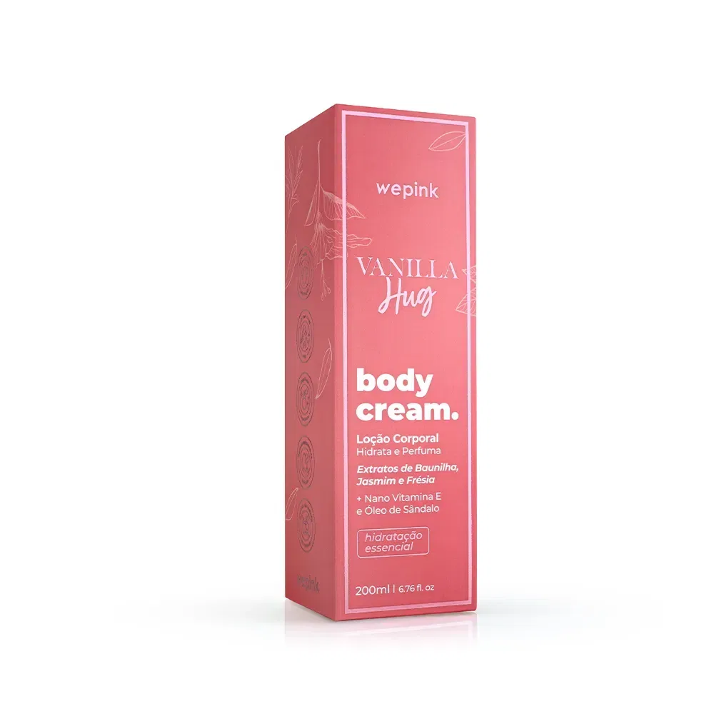 Body Cream Vanilla Hug Desodorante Hidratante 200ml - Wepink - foto 5